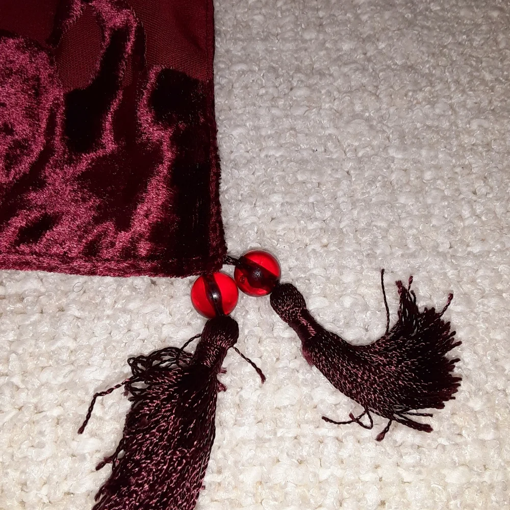 Fall Decoration Burgundy Rose 10 Piece Bundle